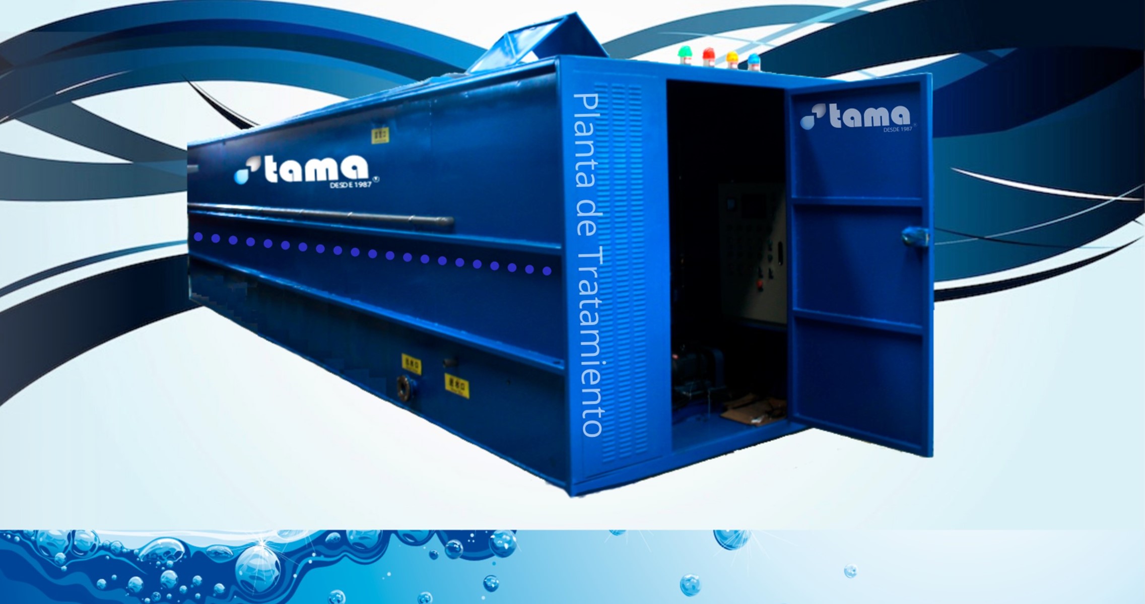 Planta en contenedor - vista general